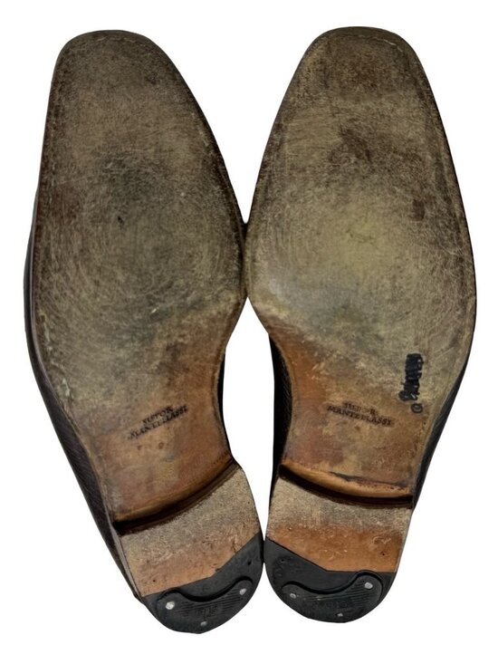 Sutor Mantellassi Leather Tassel Loafers Dress Shoes Black Men\'s Size 9.5 US main image 5